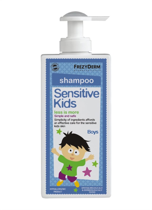 Frezyderm Sensitive Kids Shampoo for Boys Εξειδικευμένο Σαμπουάν Για Αγόρια 200ml