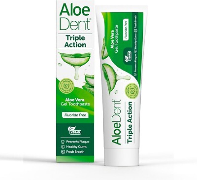 Optima Aloedent Triple Action Οδοντόκρεμα Με Τριπλή Δράση 100ml
