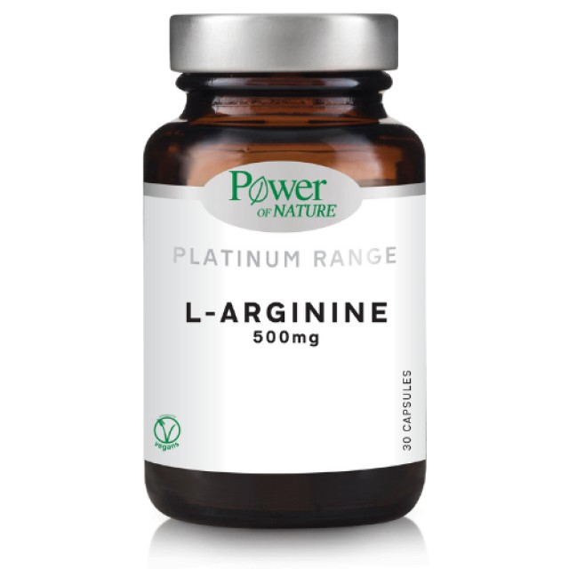 Power Of Nature Platinum Range L-Arginine 500mg 30caps