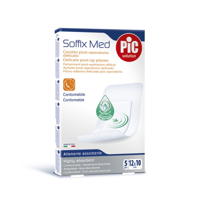Pic Solution Soffix Med Αποστειρωμένο Αυτοκόλλητο Επίθεμα 12x10cm 5 Τεμάχια