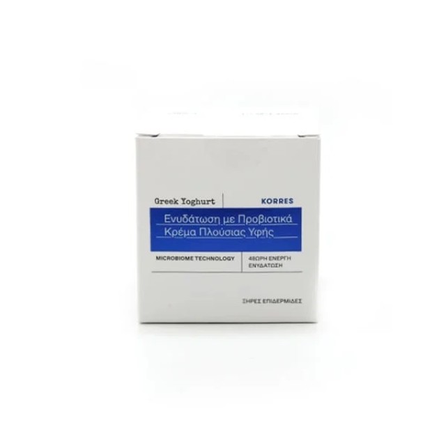 Korres Greek Yogurt Nourishing Probiotic Intense Cream,  Ενυδάτωση με Προβιοτικά για Ξηρές Επιδερμίδες 40ml
