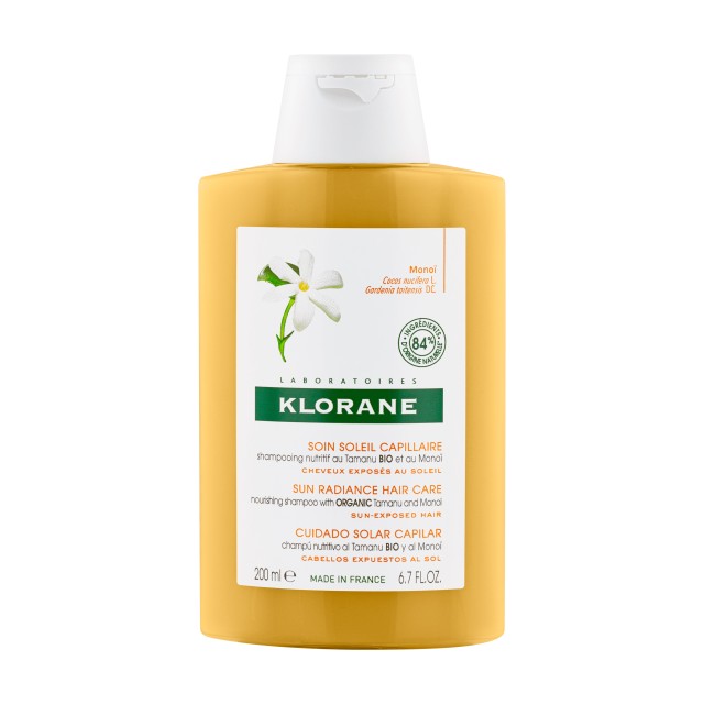 Klorane Polysianes Σαμπουάν Θρέψης και Επανόρθωσης με Tamanu ΒΙΟ & Monoi 200ml