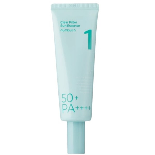 Numbuzin No.1 Clear Filter Sun Essence SPF50+ PA++++ Αντηλιακό Προσώπου Με Υαλουρονικό 50ml