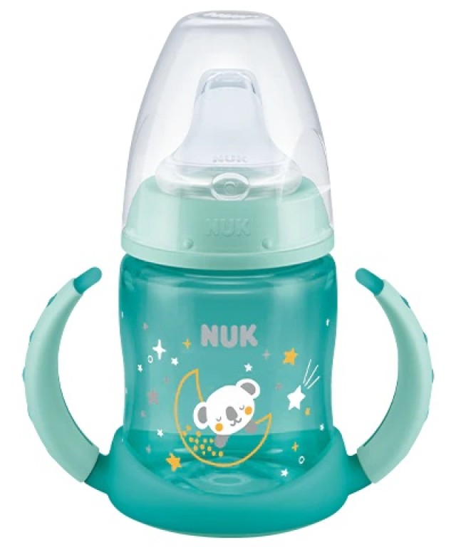NUK Learner Bottle Night Μπιμπερό Εκπαίδευσης Νυκτός με Ρύγχος Σιλικόνης 6-18m, Χρώμα Πράσινο 150ml