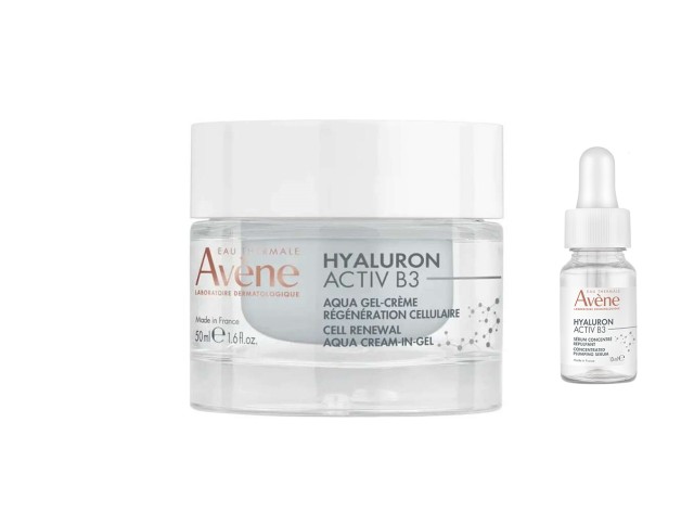 Avene Promo Hyaluron Activ B3 Aqua Gel Cream Κρέμα Κυτταρικής Ανάπλασης 50ml & ΔΩΡΟ Hyaluron Serum 10ml