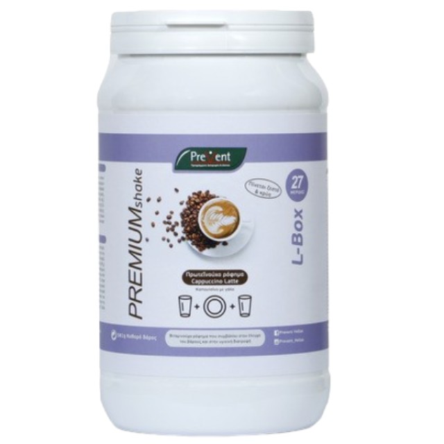Prevent Premium Shake L Πρωτεϊνούχο Ρόφημα με Γεύση Cappuccino Latte 581g