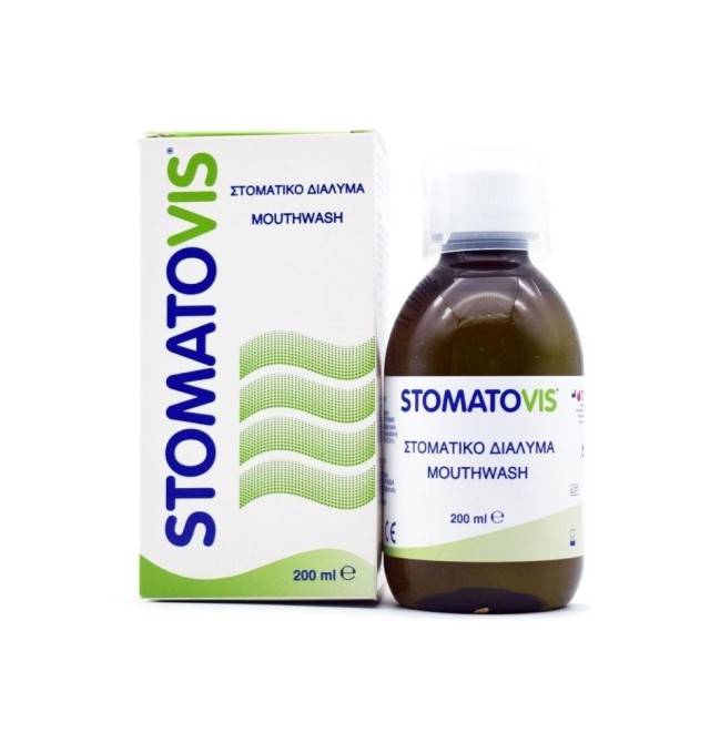 Pharmaq Stomatovis Mouthwash Αντιμικροβιακό Στοματικό Διάλυμα 200ml