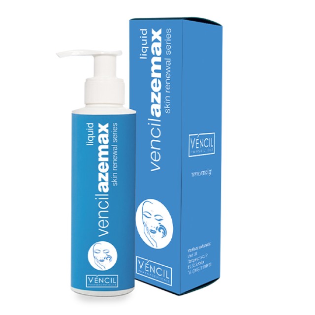 Vencil Azemax Liquid Υγρό Καθαρισμού για Λιπαρά Δέρματα με Τάση Ακμής 200ml