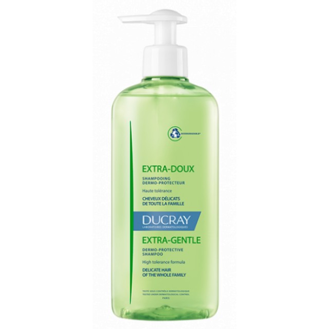 Ducray Extra-Doux Απαλό Σαμπουάν για Συχνό Λούσιμο 400ml