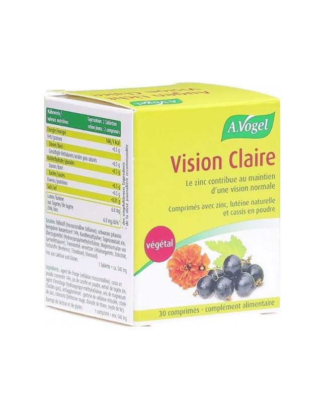 A.Vogel Vision Complex Vegan, Συμπλήρωμα Διατροφής για την Υγεία των Οφθαλμών 30tabs