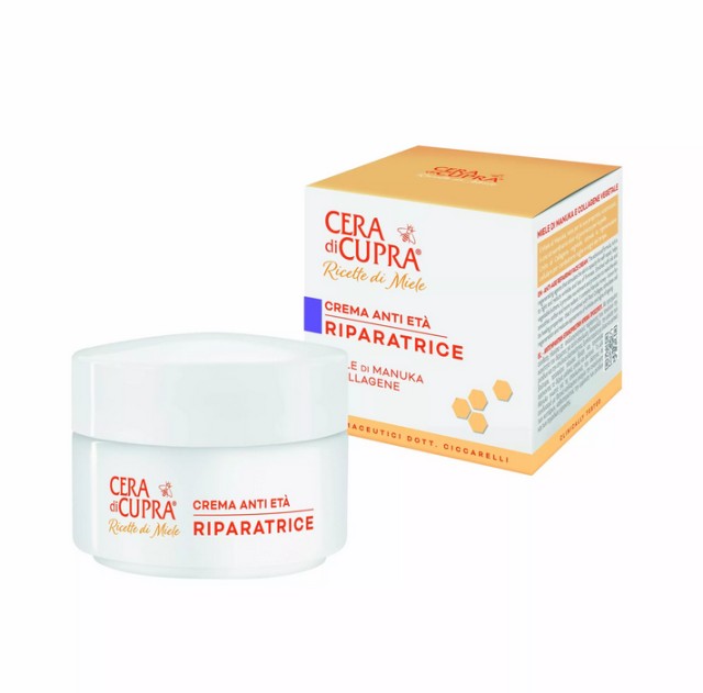 Cera di Cupra Anti-Age Repairing Cream Manuka Honey & Collagen Αντιγηραντική & Επανορθωτική Κρέμα Προσώπου 50ml