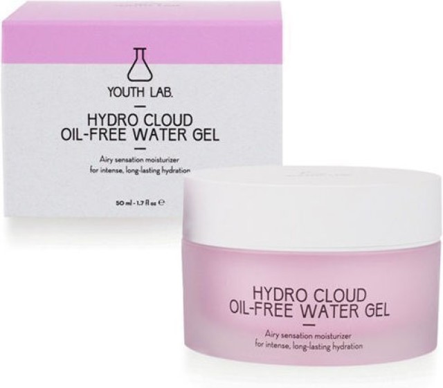 Youth Lab. Hydro Cloud Oil-Free Water Gel 24ωρο Ενυδατικό Gel Προσώπου με Πρεβιοτικά 50ml