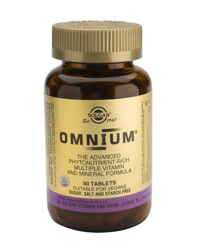 Solgar Omnium®, Πολυβιταμίνες 30 Ταμπλέτες