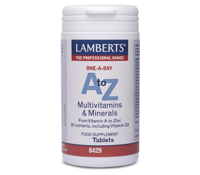 Lamberts A to Z Multivitamins Πολυβιταμίνη 30 Ταμπλέτες