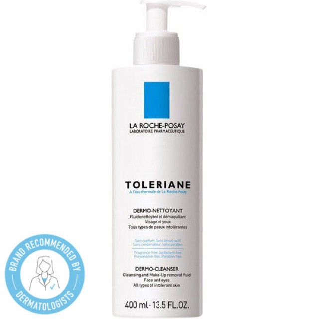 La Roche Posay Toleriane Dermonettoyant, Γαλάκτωμα Καθαρισμού Προσώπου - Ματιών, 400ml