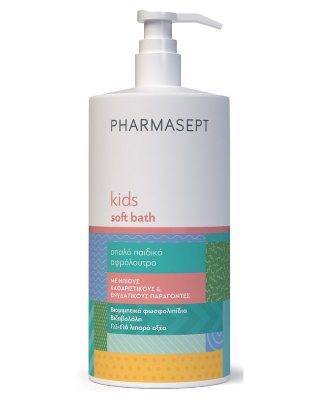 Pharmasept Kids Soft Bath Απαλό Παιδικό Αφρόλουτρο 1Lt