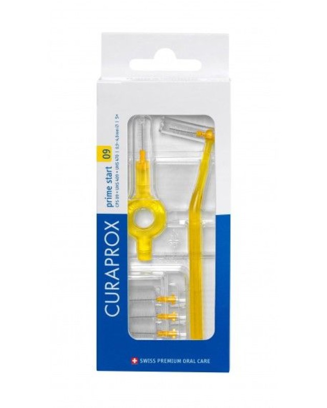 Curaprox Prime Start 09 Μεσοδόντια Βουρτσάκια με Λαβές x5