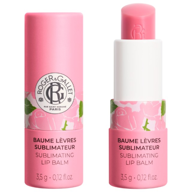 Roger&Gallet Sublimating Lip Balm Rose Ενυδατικό Balm Χειλιών 3,5g