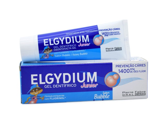 Elgydium Junior Bubble Οδοντόκρεμα για Παιδιά απο 7 έως 12 ετών 1400ppm με γεύση Τσιχλόφουσκας 50 ml