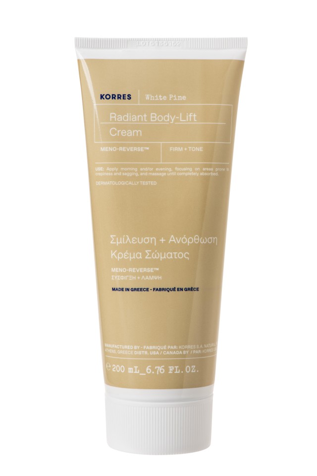 Korres Λευκή Πεύκη Radiant Body-Lift Cream, Σμίλευση & Ανόρθωση Κρέμα Σώματος 200ml