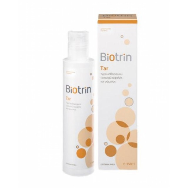 Biotrin Tar Cleansing Liquid 150 ml Υγρό Kαθαρισμού Σώματος και Τριχωτού της Κεφαλής
