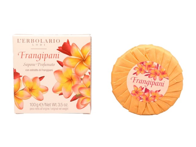L Erbolario Frangipani Perfumed Soap, Αρωματικό Σαπούνι 100gr