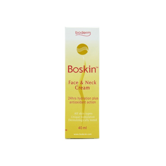 Boskin Face & Neck Cream 24ωρη Ενυδατική Κρέμα Προσώπου-Λαιμού 40ml