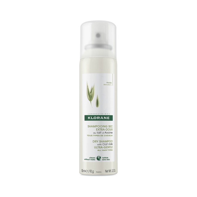 Klorane Avoine Dry Shampoo για κάθε τύπο μαλλιών με Γαλάκτωμα Βρώμης 150ml