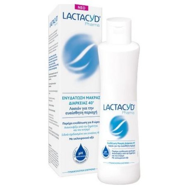 Lactacyd Long Lasting Moisturising 40+, Λοσιόν Kαθαρισμού Για την Ευαίσθητη Περιοχή 250ml