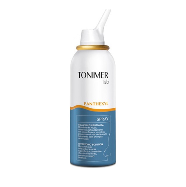 Tonimer Panthexyl Hypertonic Solution Spray Υπέρτονο διάλυμα με θαλασσινό νερό 100 ml