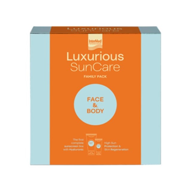 Intermed Luxurious SunCare Family Pack Body Cream SPF50 200ml & Face Cream SPF50 75ml