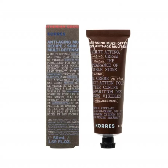 Korres Athenian Grooming Αντιγηραντική Κρέμα Προσώπου & Ματιών για Άνδρες 50ml