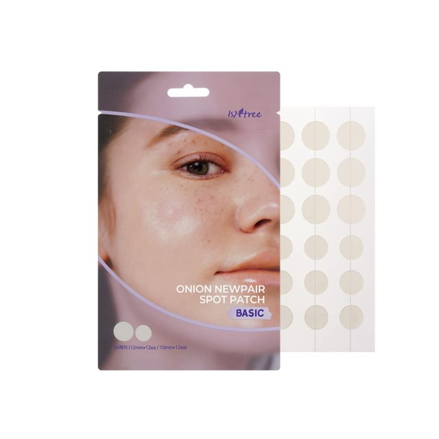 Isntree Onion Repair Spot Patch Basic Αυτοκόλλητα επιθέματα Για Την Ακμή 24τεμάχια