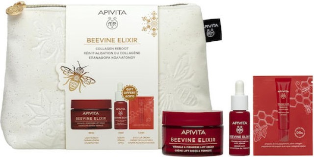 Apivita Promo Beevine Elixir με Αντιρυτιδική Κρέμα Πλούσιας Υφής για Σύσφιξη & Lifting 50ml & Δώρο Ορός Σύσφιξης 10ml & Κρέμα για Μάτια & Χείλη 1.5ml