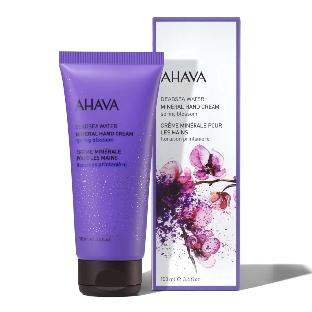 Ahava Dead Sea Water Mineral Hand Cream Spring Blossom, Κρέμα Χεριών με Άρωμα Ανοιξιάτικου Άνθους 100ml
