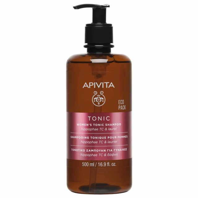 Apivita Shampoo Tonic Women, Eco Pack Τονωτικό Σαμπουάν Κατά Της Τριχόπτωσης Για Γυναίκες 500ml