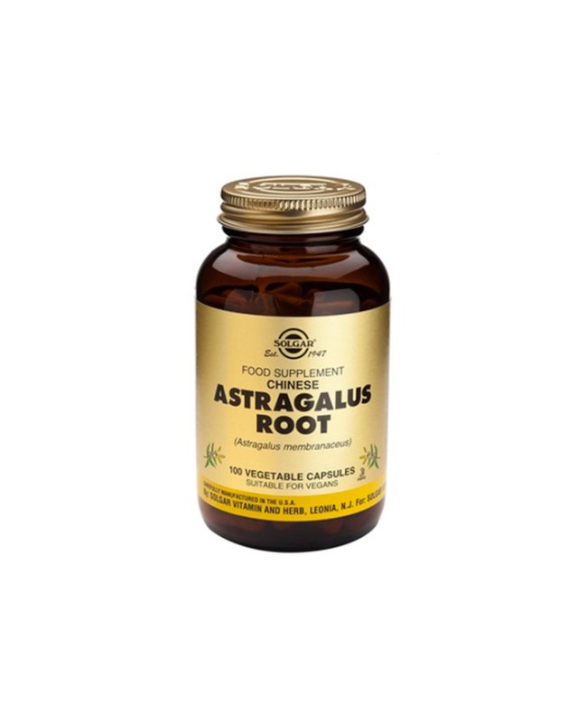 Solgar Astragalus 100Veg.Caps.  Συμβάλλει στην προστασία κατά του κοινού κρυολογήματος