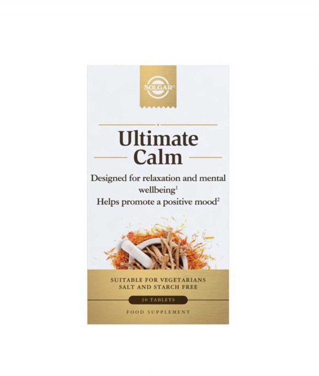 Solgar Ultimate Calm, Ενισχύει την Θετική Διάθεση 30 Tablets