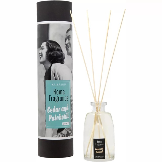 Home Fragrance Cedro e Patchouli, Αρωματικό Χώρου με Sticks Κέδρος & Πατσουλί 250ml