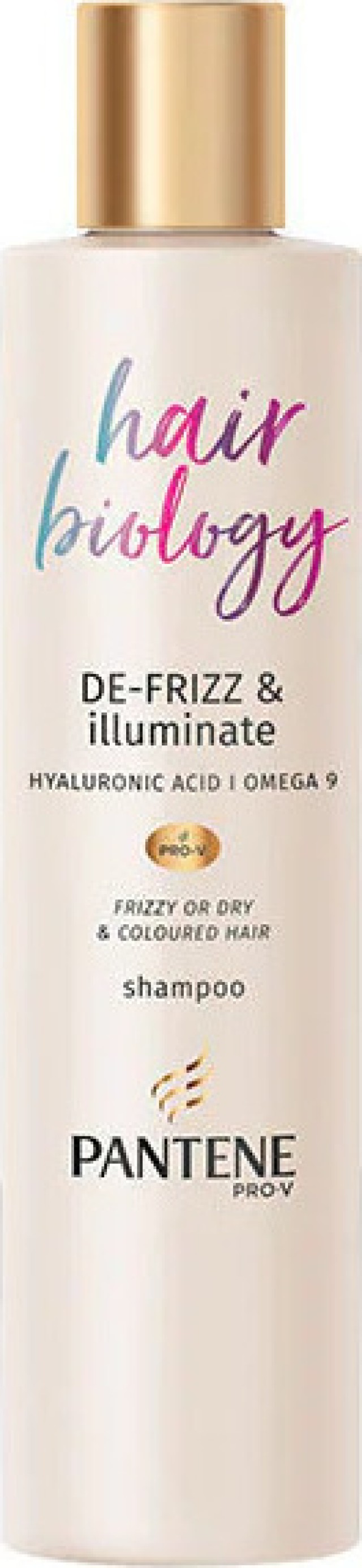 Pantene Hair Biology De-Frizz & Illuminate Shampoo, Σαμπουάν κατά του Φριζαρίσματος 250ml