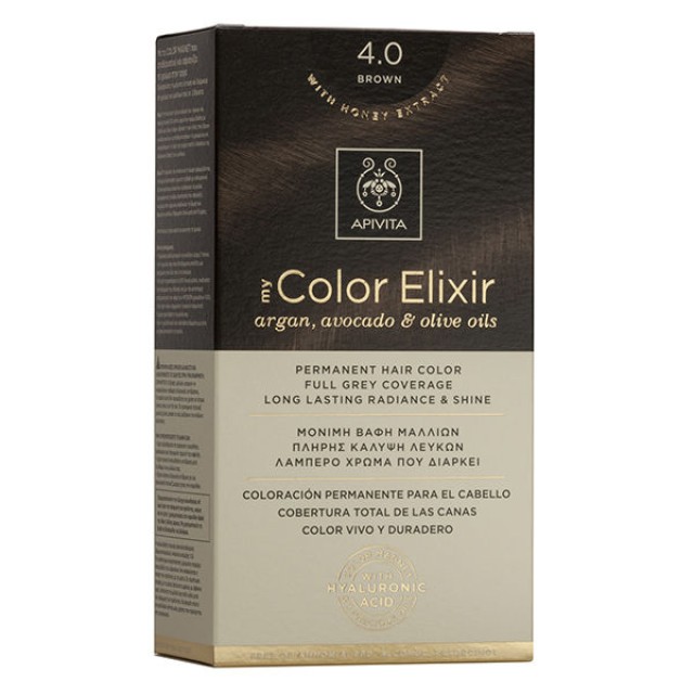 Apivita Βαφή Μαλλιών My Color Elixir Καστανό/Brown No 4.0