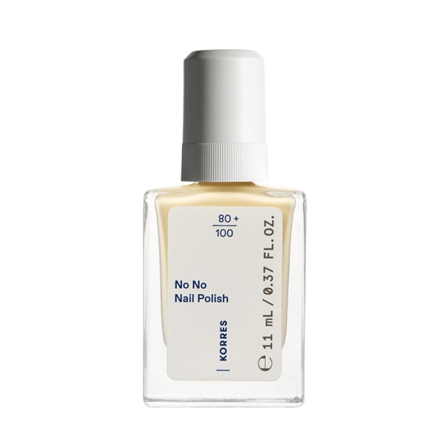 Korres No No Gloss Βερνίκι Νυχιών Μακράς Διαρκείας 32 Pastel Yellow 11ml