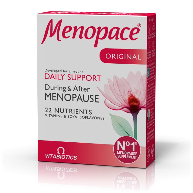 Menopace Original για την Εμμηνόπαυση, 30 Ταμπλέτες
