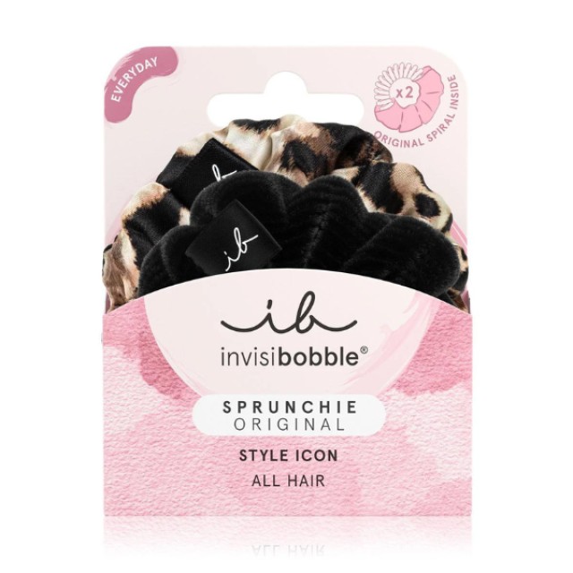Invisibobble Original Sprunchie Style Icon Duo Λαστιχάκι Μαλλιών 2τεμ