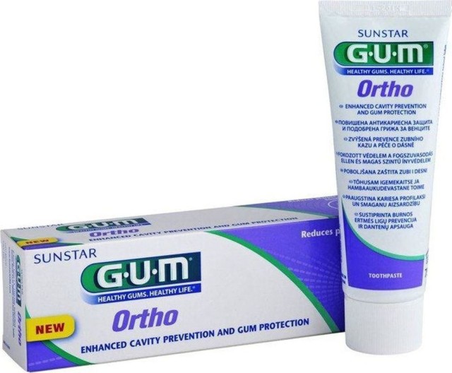 Gum 3080 Ortho Toothpaste, Ορθοδοντική Οδοντόπαστα 75ml