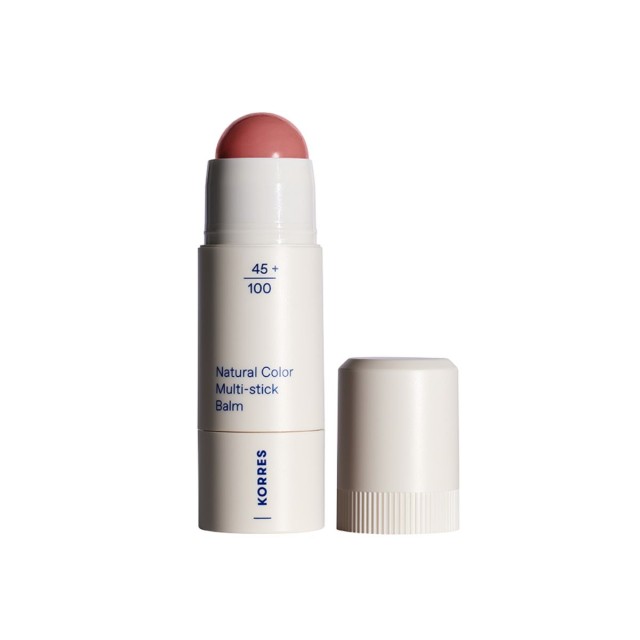 Korres Natural Color Multi-stick Balm 12 Petal Pink Balm Για Χείλη & Ζυγωματικά 4.5g