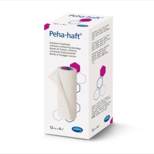 Hartmann Peha-haft 12cm x 4m Στερεωτικός Αυτοκόλλητος Επίδεσμος