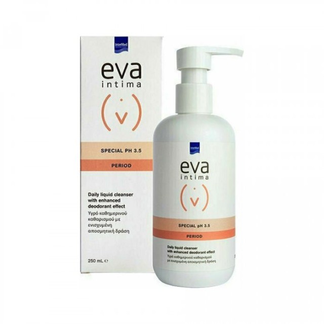 Intermed Eva Intima Special pH 3.5 Υγρό Καθημερινού Καθαρισμού με ενισχυμένη Αποσμητική Δράση 250ml