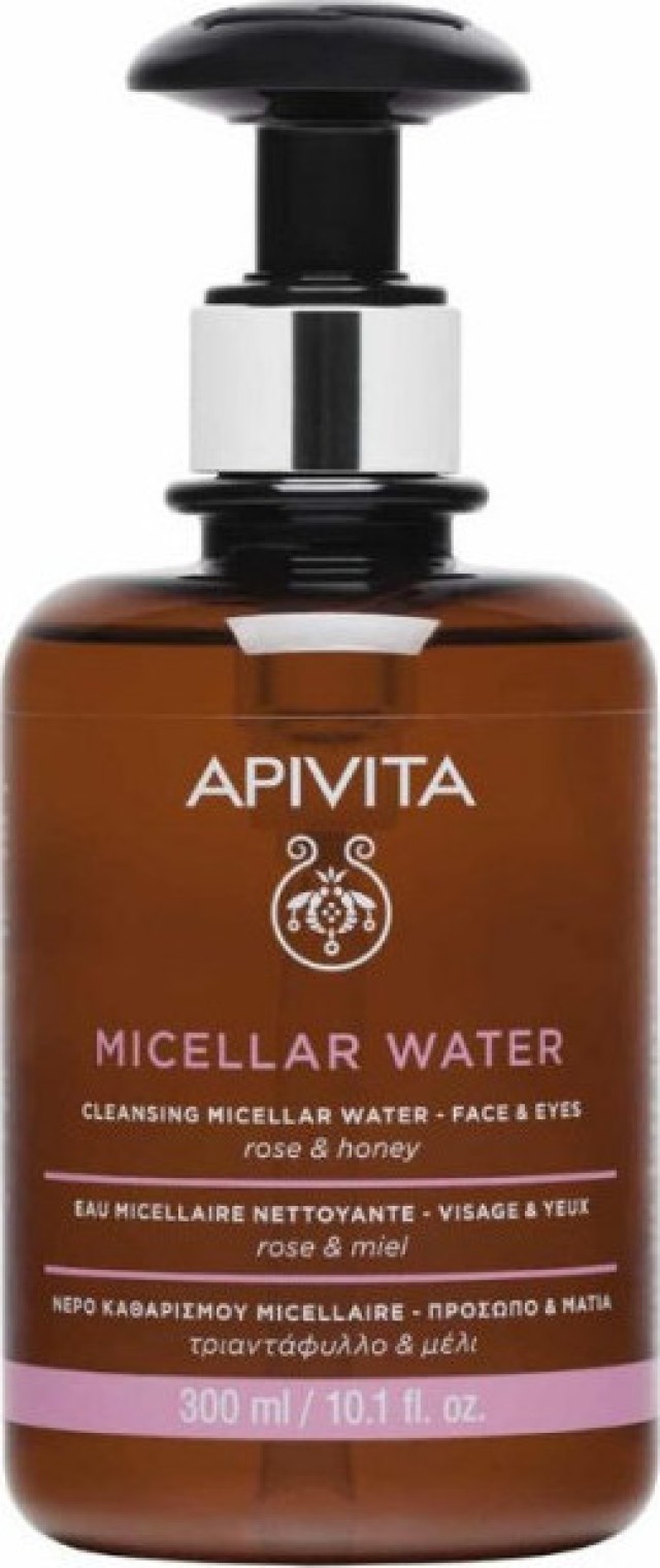 Apivita Micellaire Water Νερό Καθαρισμού, Πρόσωπο και Μάτια 300ml