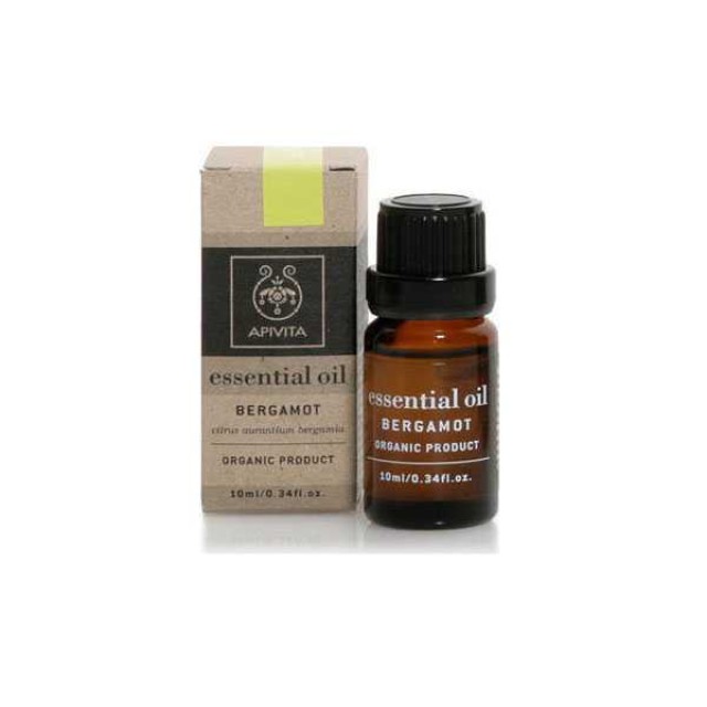 Apivita Essential Oil Bergamont, Αιθέριο Έλαιο Περγαμόντo 10ml 